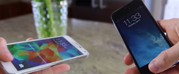 iPhone 5S va Galaxy S5 do cam bien van tay hinh anh