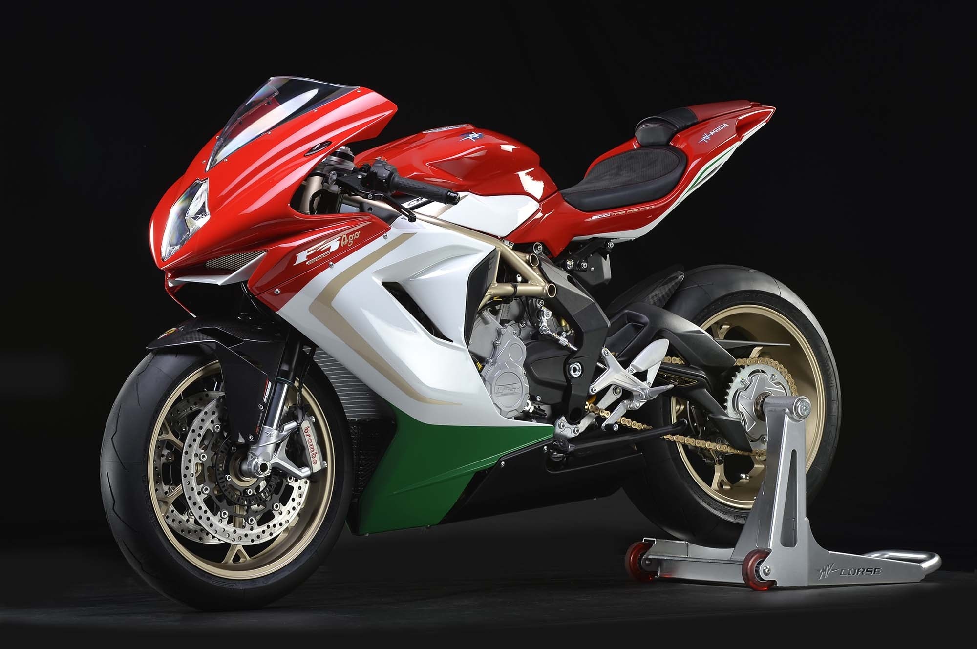 MV Agusta chinh thuc ra mat sportbike F3 800 AGO hinh anh