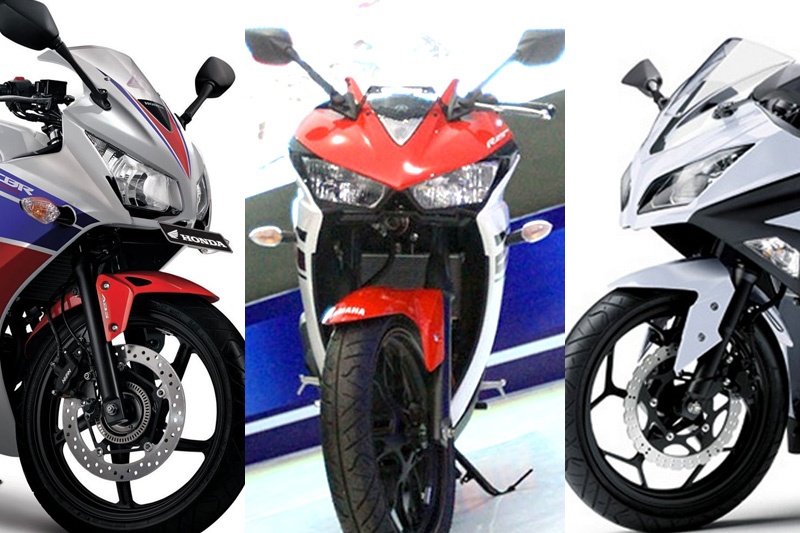 3 mẫu xe cạnh tranh trực tiếp trong phân khúc sportbike 250 phân khối tại Indonesia.