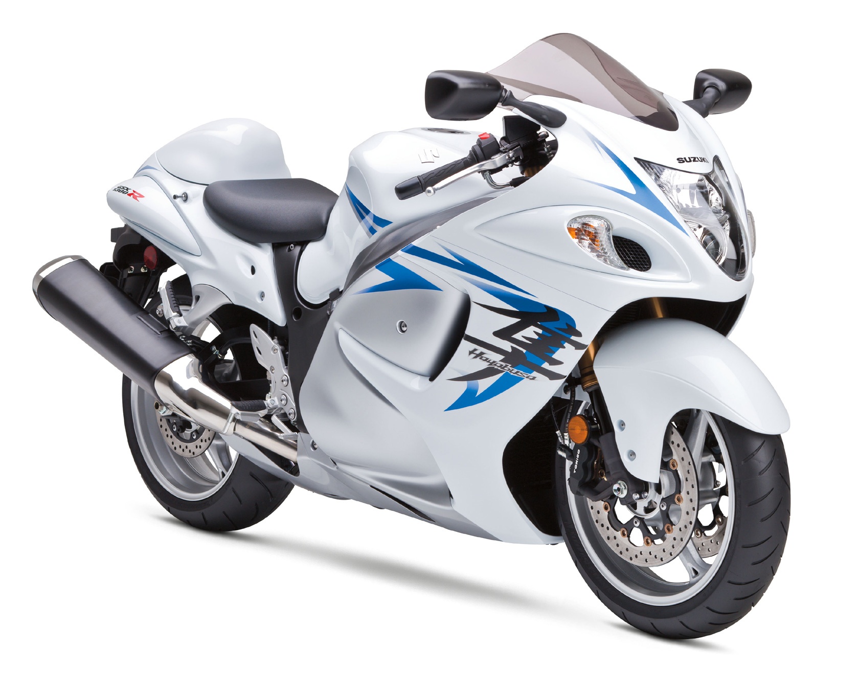 Siêu mô tô Suzuki AEM Carbon Fiber Hayabusa ra mắt lần đầu tiên vào năm 2008, tại triển lãm SEEMA. Toàn bộ các chi tiết trên siêu mô tô này đều được chế tạo từ sợi carbon, do đó trọng lượng của xe nhẹ hơn rất nhiều so với những chiếc Hayabusa tiêu chuẩn. Mẫu xe đặc biệt này có thể đạt vận tốc tối đa lên đến 300 km/h. Giá bán của siêu mô tô làm từ sợi carbon này ở mức <abbr class=