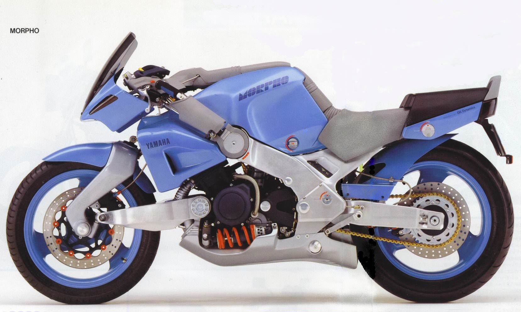 Năm 1989, Yamaha đã giới thiệu mẫu concept Morpho, trang bị động cơ 400 phân khối và có nhiều khác biệt so với bản concept Morpho 2 xuất hiện sau đó. 