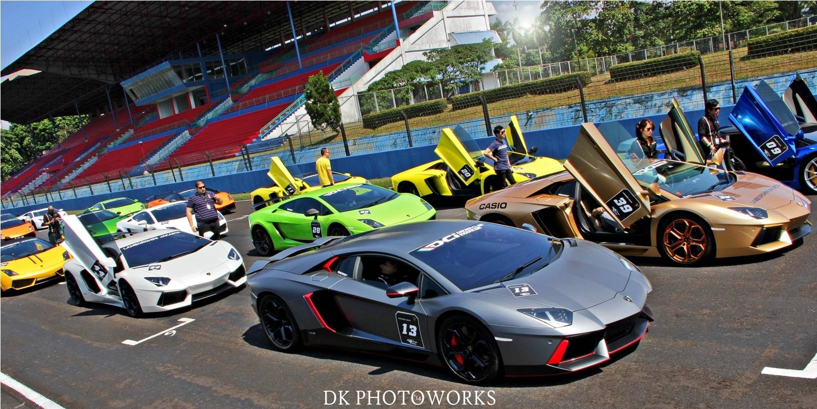 Dan sieu xe Lamborghini nao loan truong dua Indonesia hinh anh