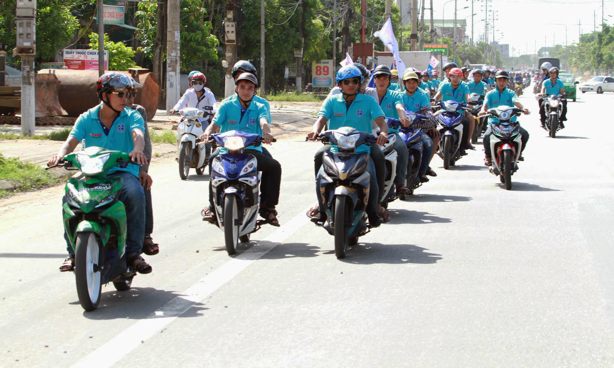 Hon 300 chiec Exciter tu hop tai thanh pho Ha Tinh hinh anh