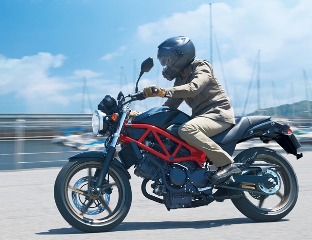 Diện mạo của VTR 2015 vẫn giữ lại đường nét cổ điển ở cụm đèn pha hình tròn. Sự thay đổi đáng chú ý trên mẫu naked-bike này chính là hệ khung dạng lưới mắt cáo màu đỏ, có cảm giác thiết kế khá giống với hệ khung của Ducati. Thiết kế cụm đồn hồ hiển thị cũng mang nét cổ điển với kiểu dáng tròn. Bên cạnh đó, hãng cũng bổ sung thêm phiên bản VTR LD 2, bên cạnh bản VTR và VTR-F. 