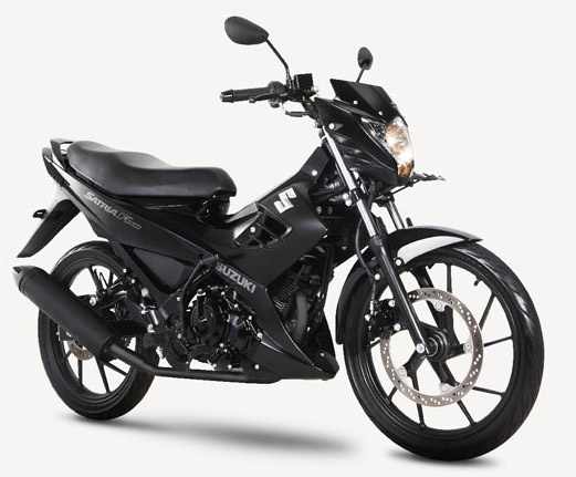 Suzuki ra mat Satria Black Predator ham ho hinh anh