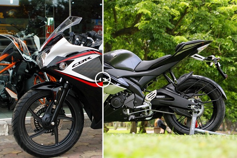 'Can do' chi tiet Yamaha R15 va Honda CBR150R moi tai VN hinh anh