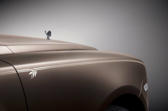 Hình ảnh rò rỉ của mẫu Rolls-Royce Ghost đặc biệt.