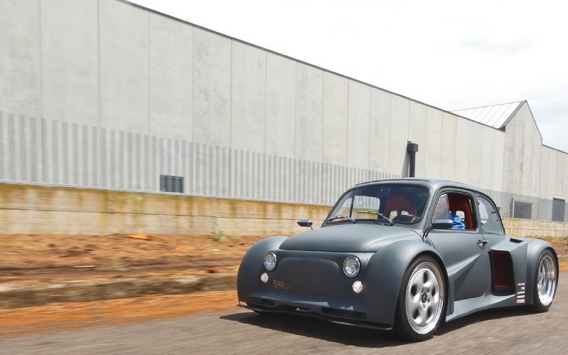 Fiat 500 doi co do dong co Lamborghini sieu manh hinh anh