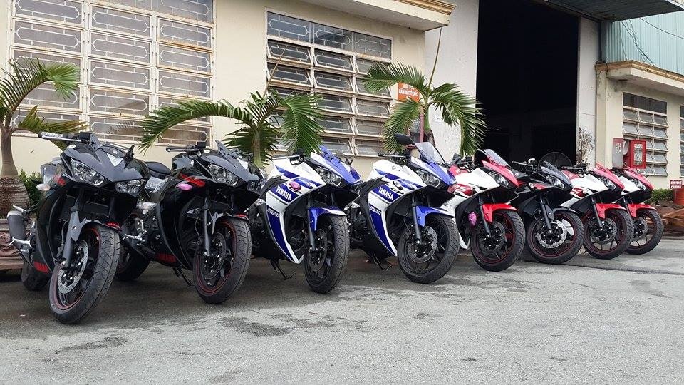 8 chiec Yamaha R25 du mau sac ve Viet Nam hinh anh