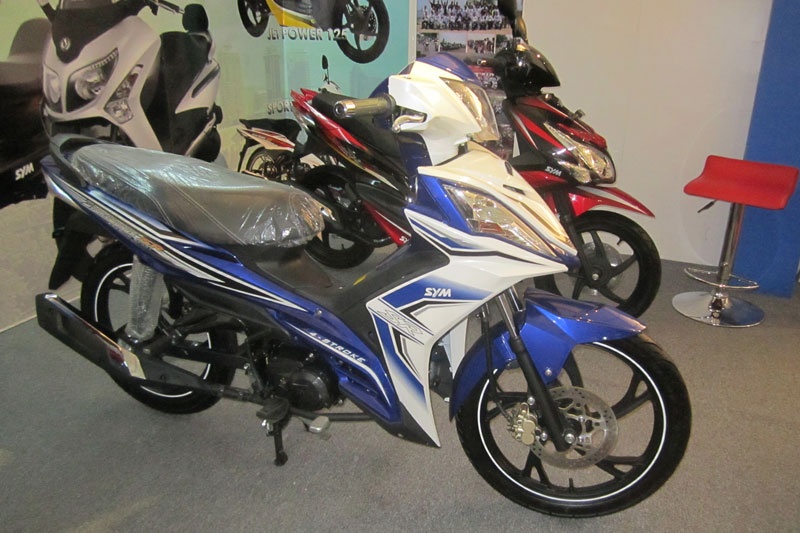 SYM ra mat xe so thiet ke giong Exciter tai Indonesia hinh anh