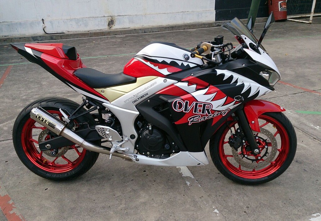 Yamaha R25 do phong cach ca map doc dao hinh anh