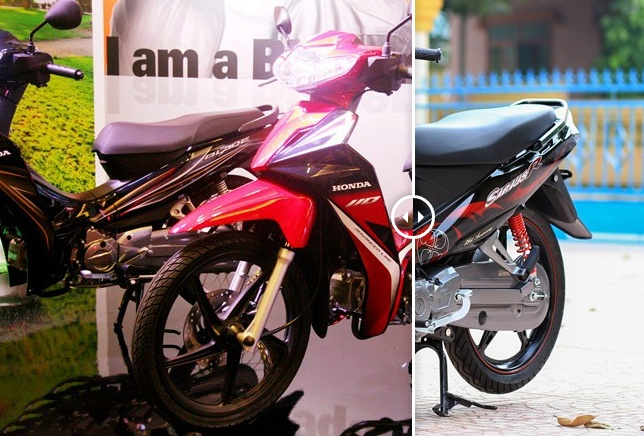 Do dang Yamaha Sirius va Honda Blade 110 hinh anh