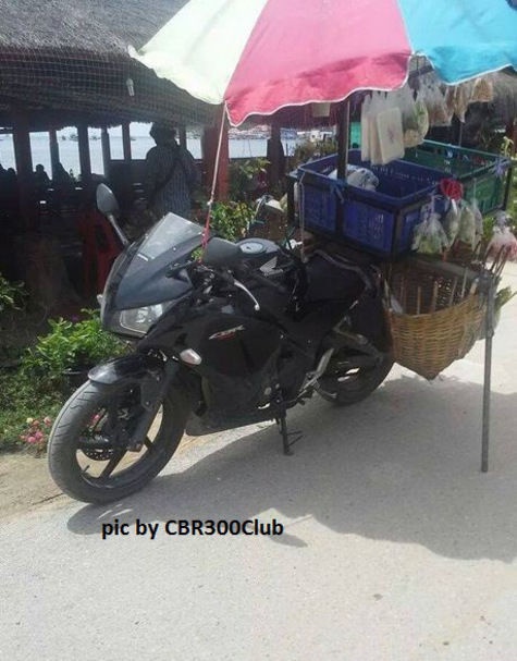 Một chiếc Honda CBR300R