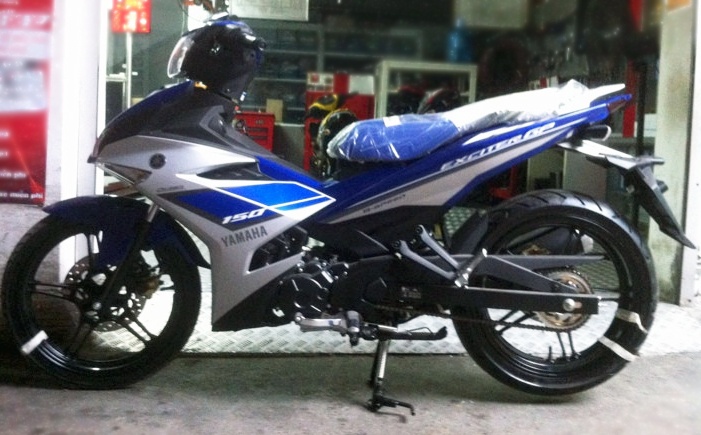 Exciter 150 tại một đại lý Yamaha ở Hà Nội. Ảnh: Hạ Phong.