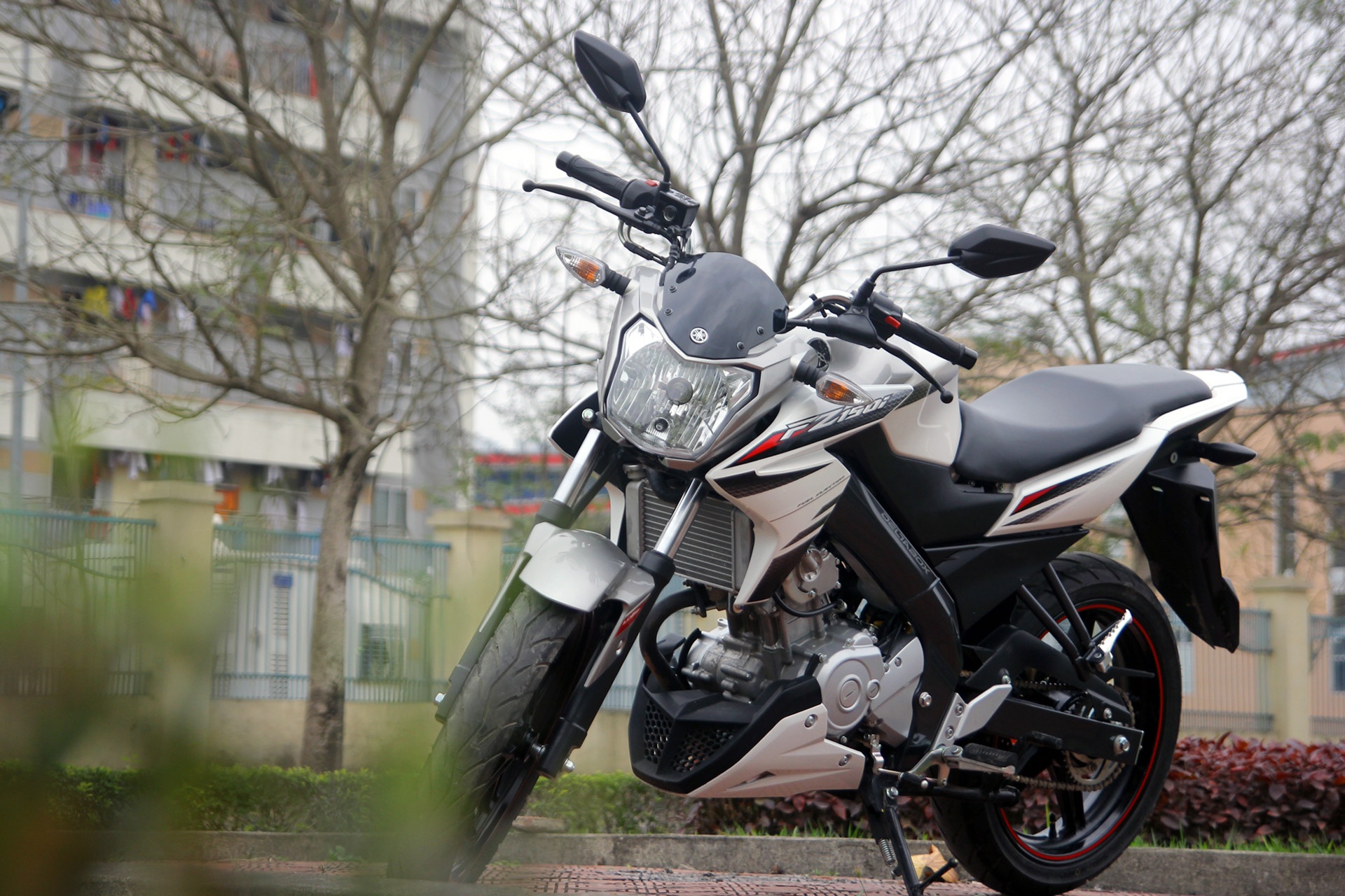 Mẫu naked bike FZ150i được Yamaha phân phối chính hãng từ đầu năm nay. Ảnh: Hạ Phong