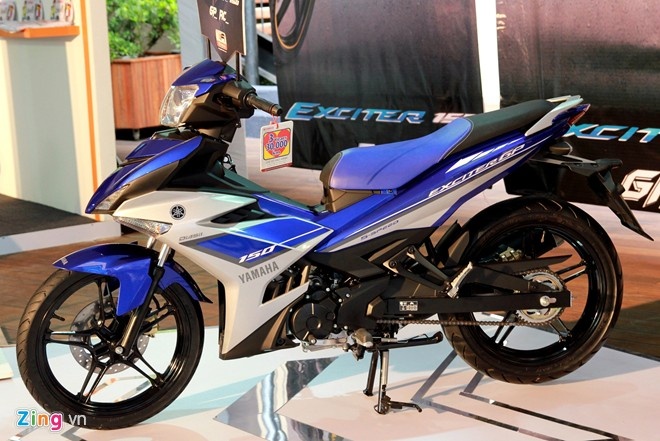 Exciter 150 là sản phẩm mới nhất của Yamaha Việt Nam trong năm 2014. Ảnh: Minh Anh.