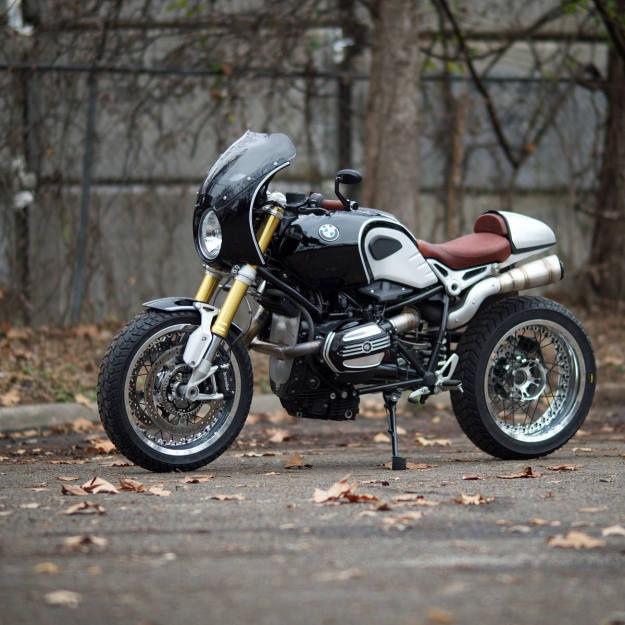 BMW R NineT do theo phong cach cafe racer hinh anh