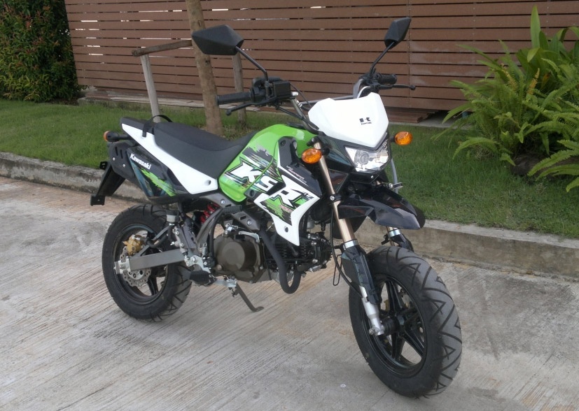 Kawasaki KSR 110 sẽ là đối thủ cạnh tranh với Honda MSX 125 trong thời gian tới. Ảnh: Samuidays.