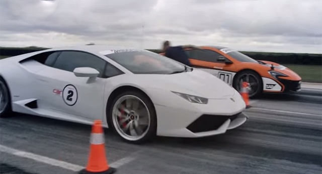 McLaren 650S do suc sieu xe Lamborghini Huracan hinh anh
