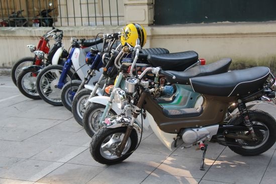 Nguoi Ha Noi ket ban voi do xe Minibike hinh anh