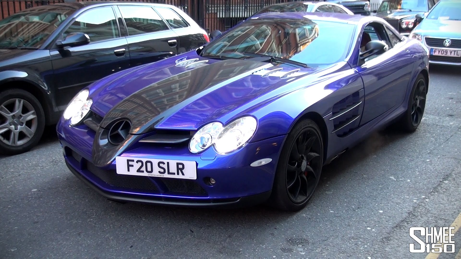 'Mui ten bac' Mercedes SLR McLaren mau la gam ru tai London hinh anh