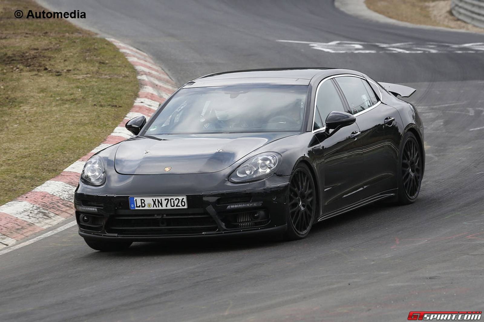 Porsche Panamera the he moi lo anh chay thu hinh anh