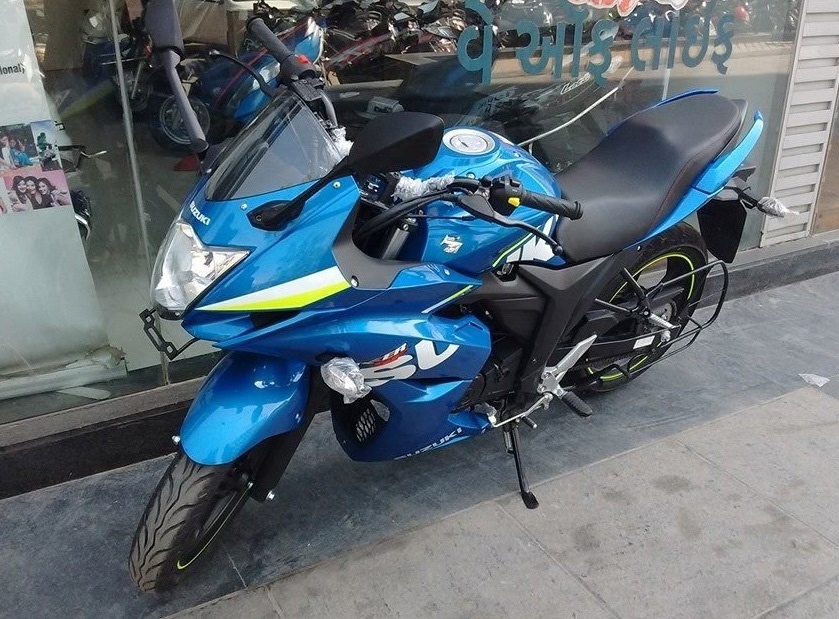 Hình ảnh đầu tiên của mẫu sportbike 155 phân khối Suzuki Gixxer. Ảnh: Dapurpacu