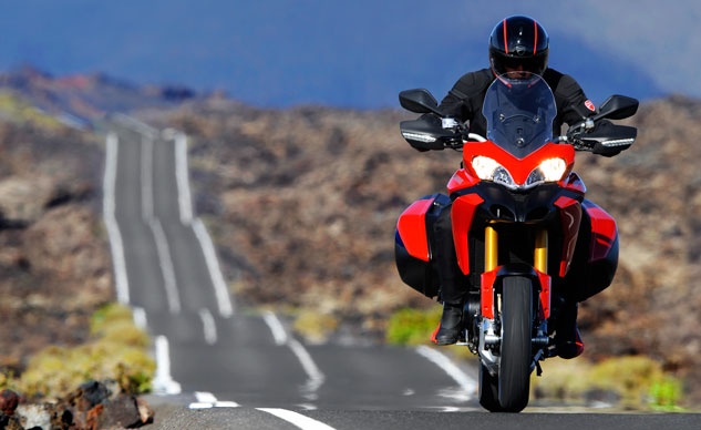 Ducati Multistrada có nguy cơ dính lỗi bướm ga. Ảnh: Motorcycle