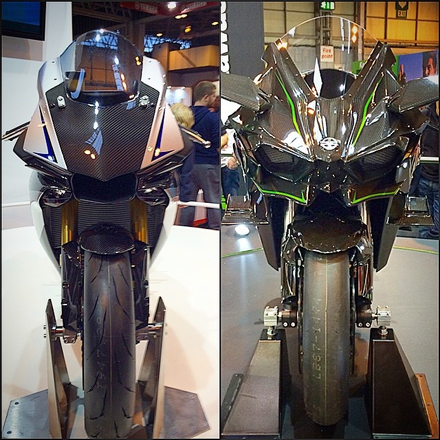 So sanh sieu moto Yamaha YZF-R1 va Kawasaki Ninja H2 hinh anh
