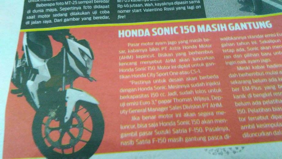 Honda ra xe 150 phan khoi canh tranh Suzuki Satria FU 150? hinh anh