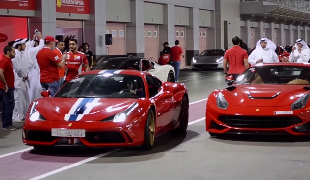 Dai gia Trung Dong mang sieu xe Ferrari vao duong dua so ke hinh anh
