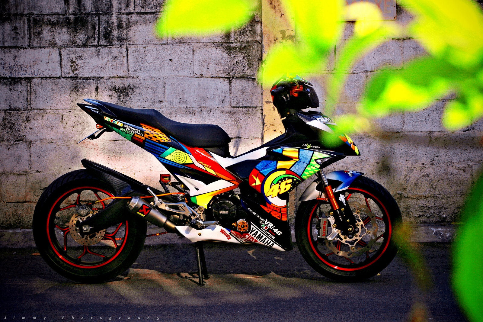 Exciter 150 do sac so cua nguoi ham mo Valentino Rossi hinh anh