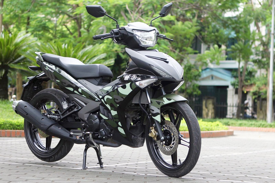 Exciter 150 Camo - them gia vi cho dong xe so the thao hinh anh