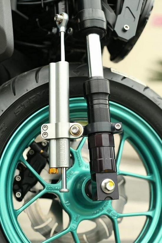 Bộ mâm đa chấu được sơn xanh