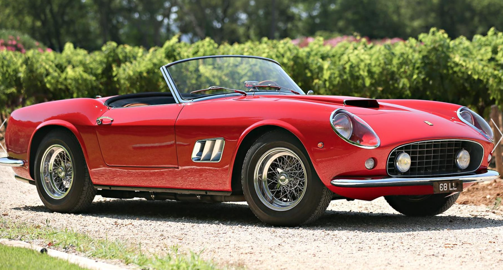 Đắt giá thứ 2 tại sự kiện 1961 Ferrari 250 GT SWB California Spider, $16,830,000