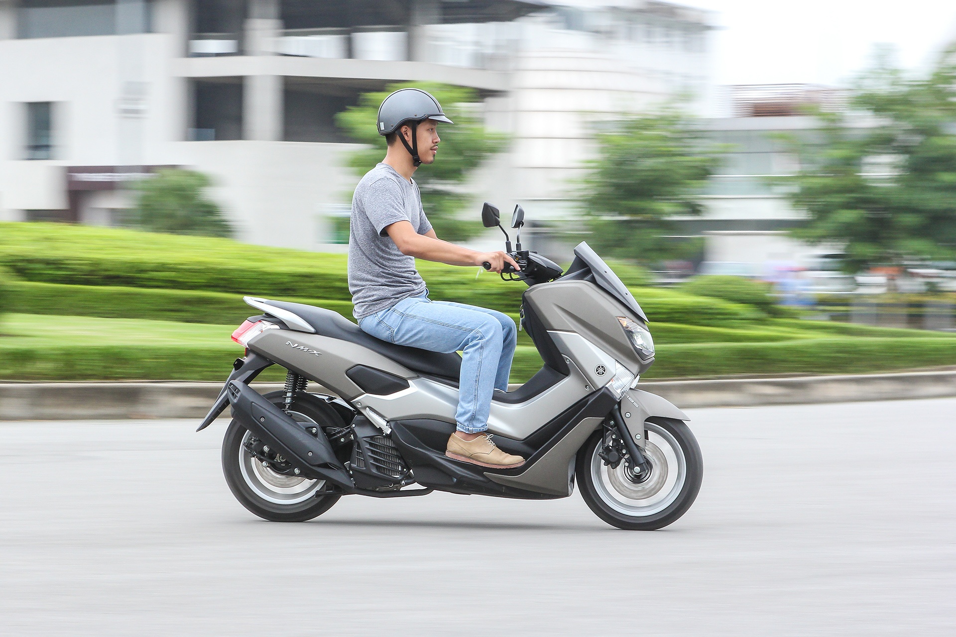 Chay thu Yamaha NM-X: Dong co boc, it ton xang hinh anh