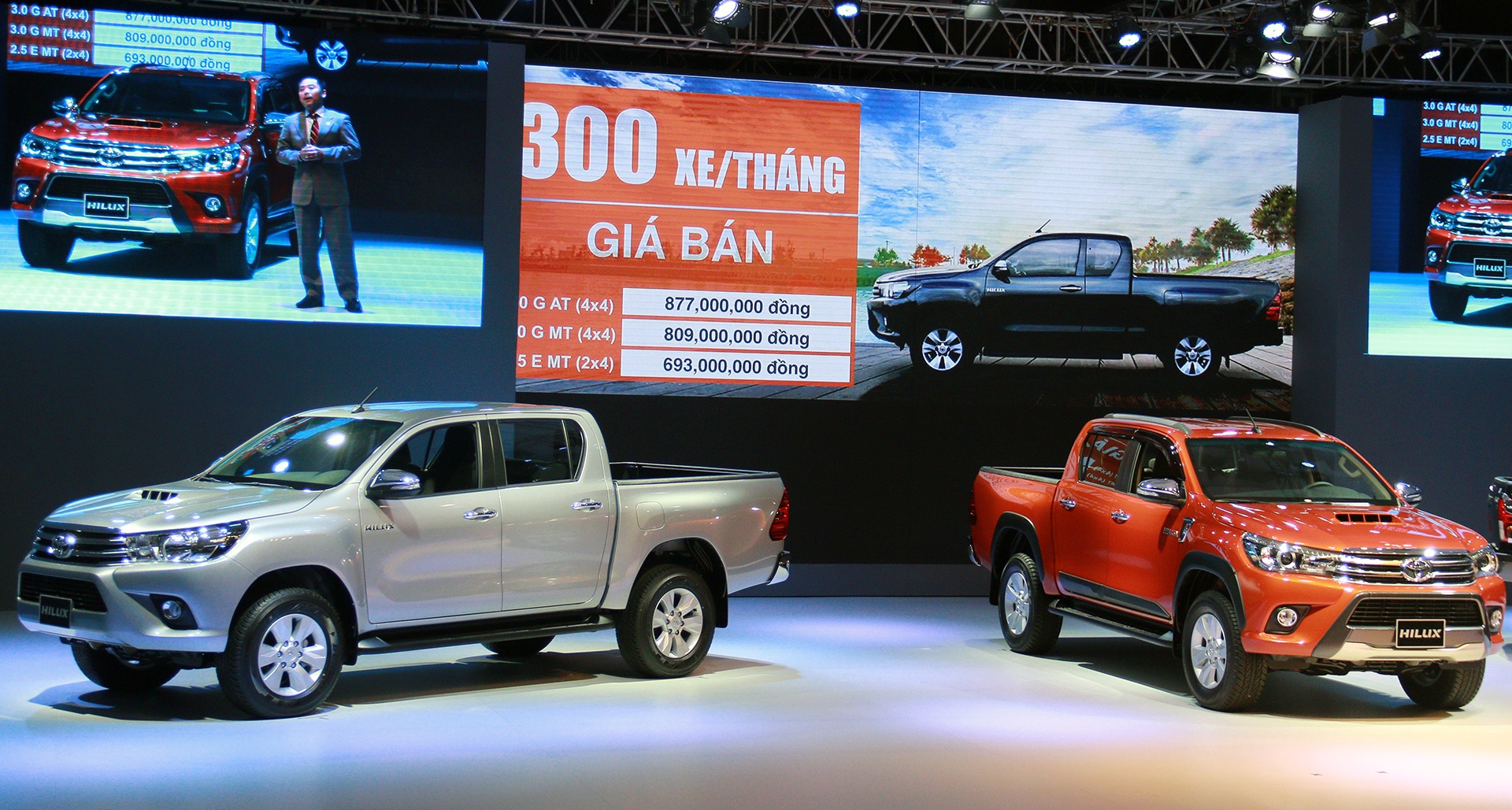 Giá bán của Hilux 2016 tăng so với thế hệ trước.
