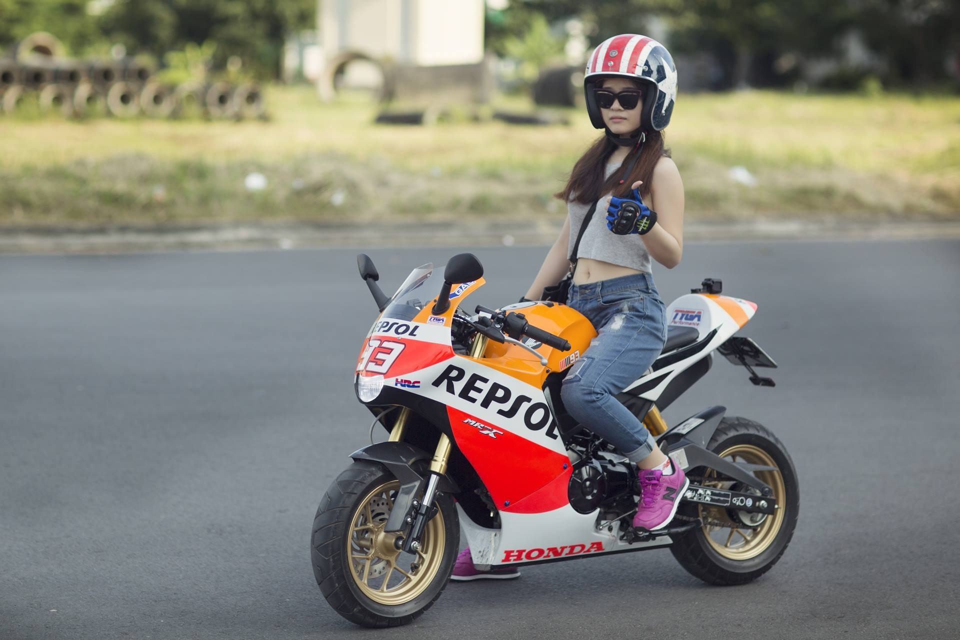 Honda MSX của nữ biker Vĩnh Long