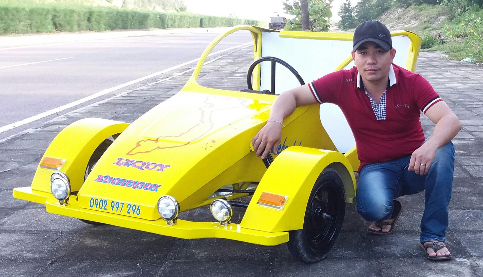 Theo anh Lê Quý, chi phí để hoàn thành chiếc xe này là 16 triệu đồng.
