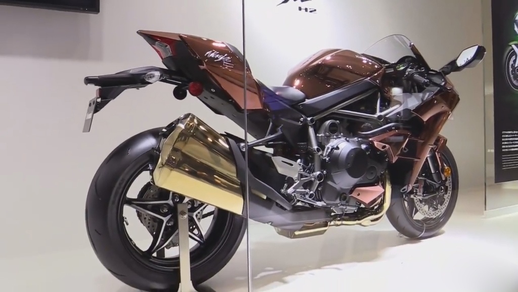 Sieu moto Kawasaki Ninja H2 mau dong la mat hinh anh