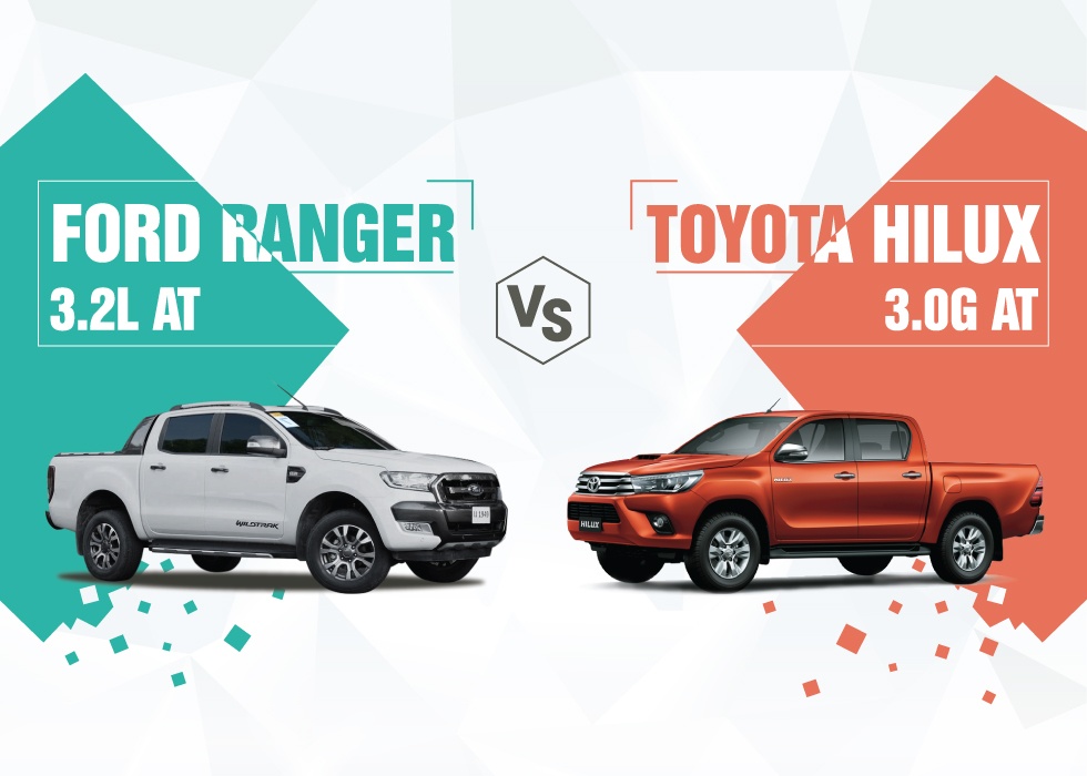 So sanh Toyota Hilux 2016 va Ford Ranger 2016 hinh anh