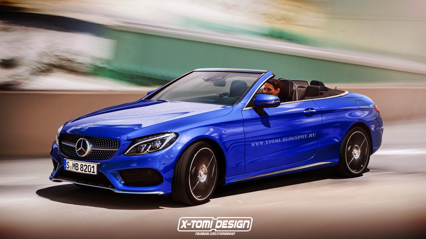 Mercedes-AMG C43 va C-Class mui tran moi ra mat vao thang 3 hinh anh