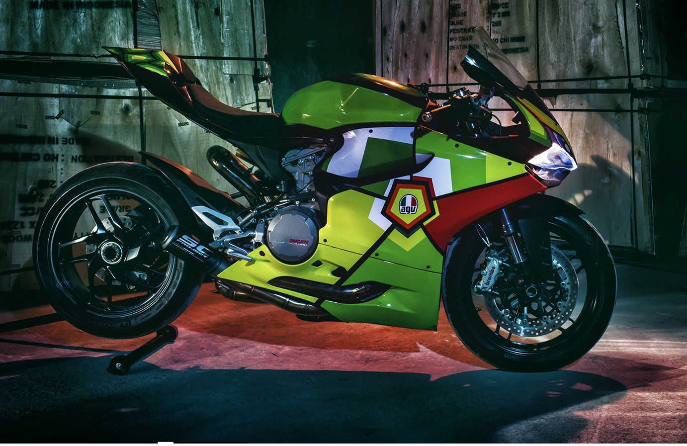 Ducati Panigale 899 do phong cach mu bao hiem cua biker Viet hinh anh