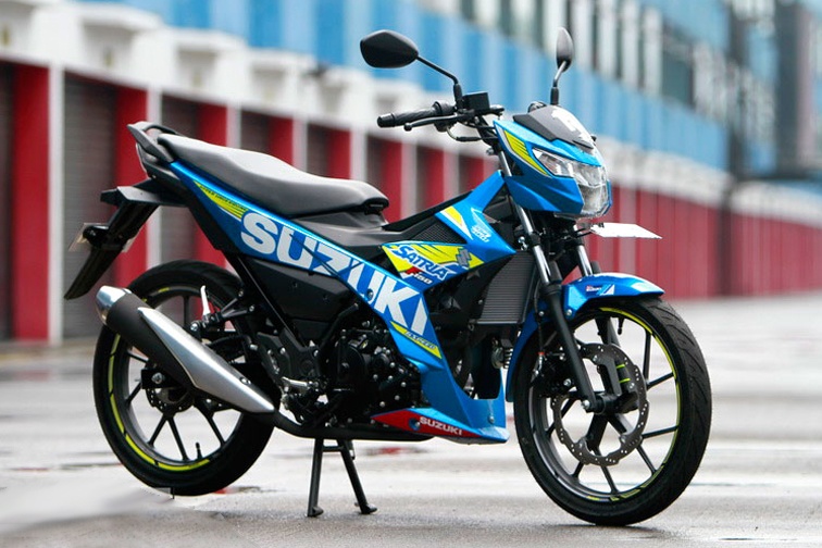Chi tiet xe con tay Suzuki Satria F150 moi ra mat hinh anh