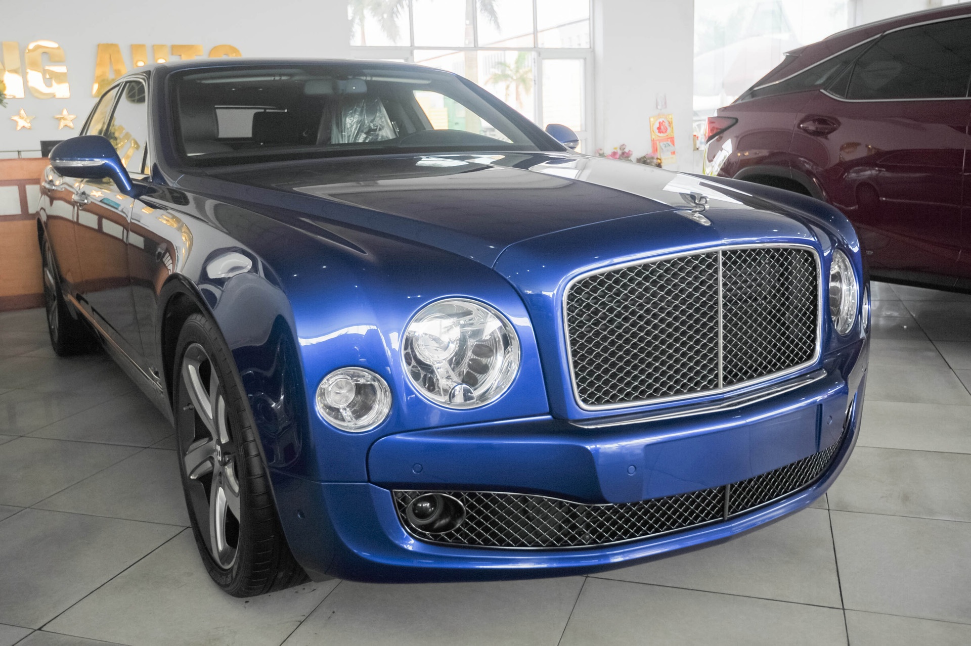 Bentley Mulsanne Speed xanh duong anh 1