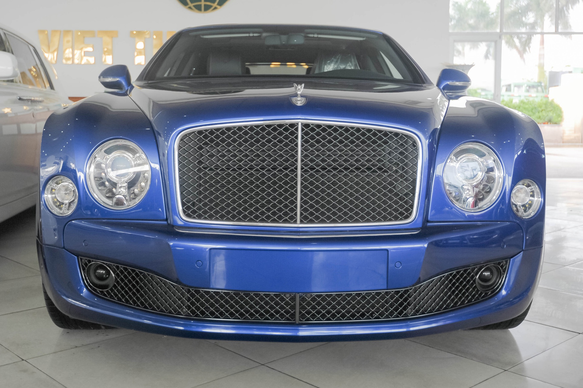 Bentley Mulsanne Speed xanh duong anh 3