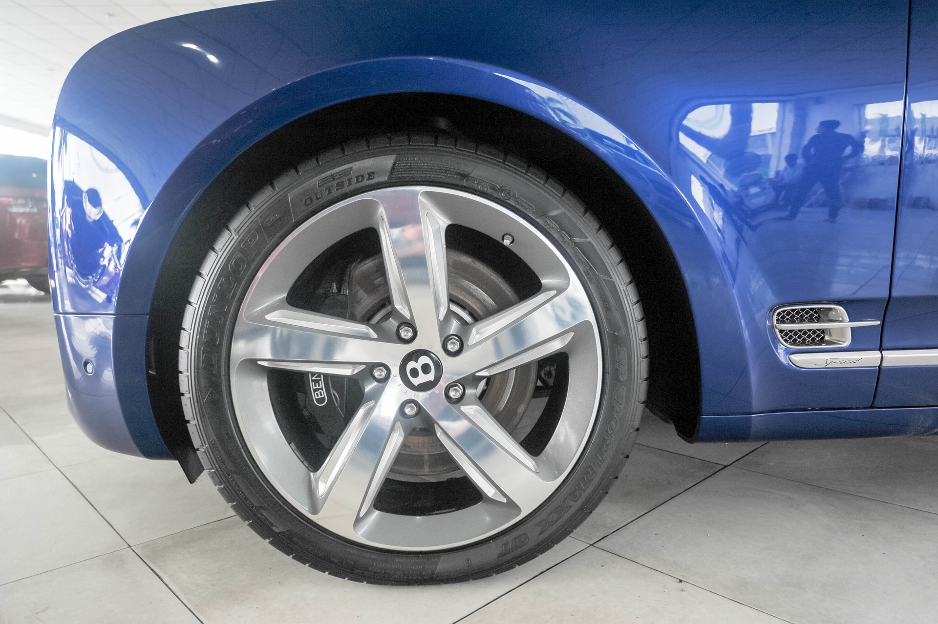 Bentley Mulsanne Speed xanh duong anh 4