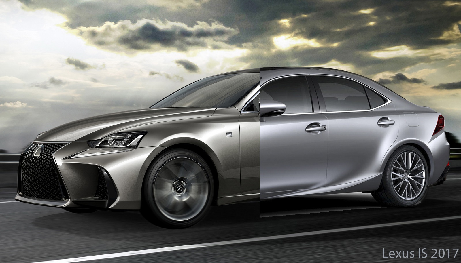 So sanh Lexus IS 2017 va phien ban cu hinh anh