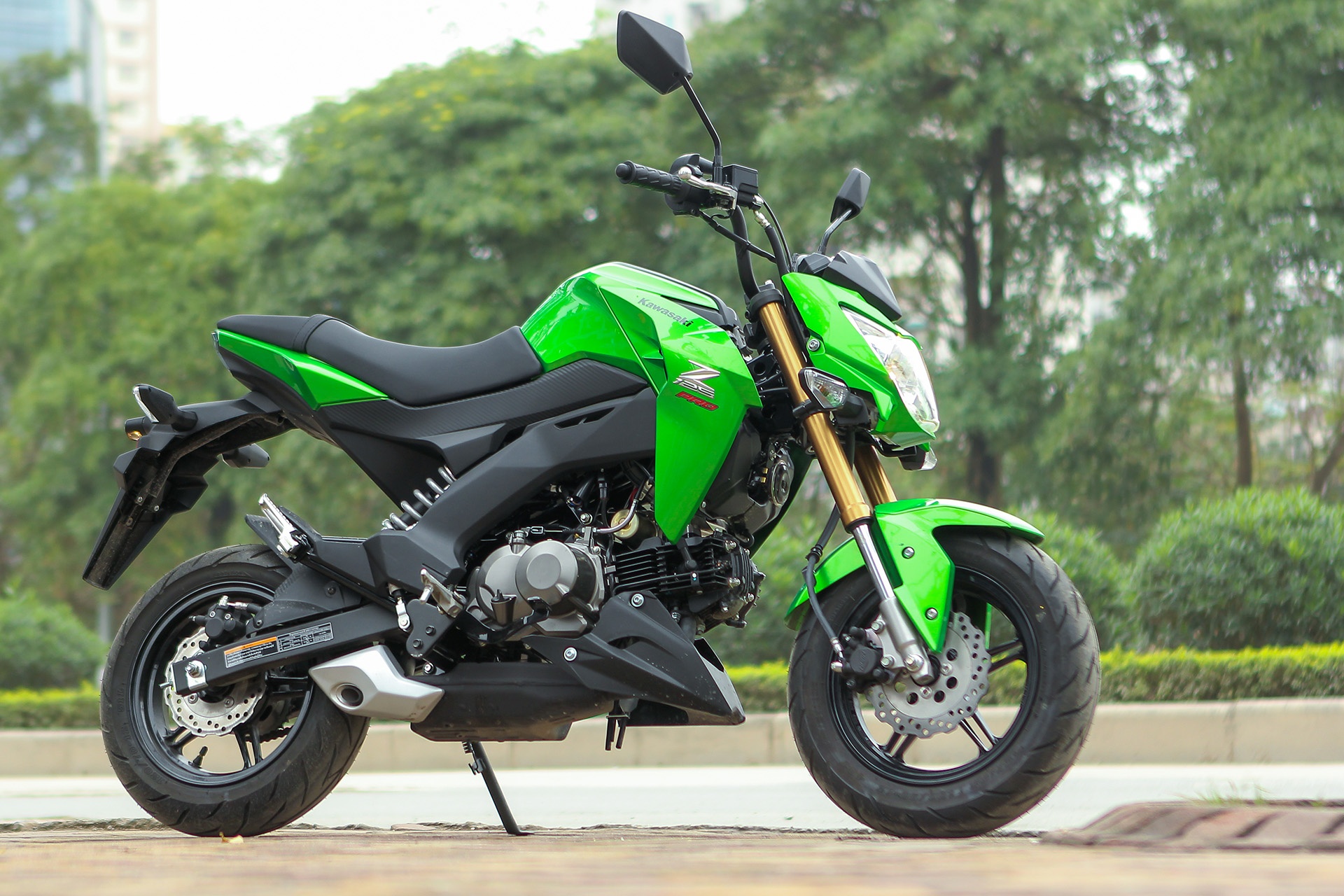 so sanh Honda MSX 2016 va Kawasaki Z125 anh 2