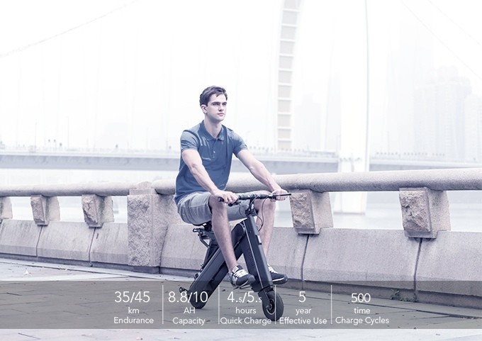 Xe điện gấp gọn A-One ảnh 4 Xe dien gap gon A-One anh 4